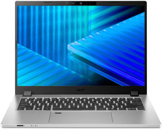 Acer TravelMate P2 14 Laptop, 14" WUXGA IPS ComfyView Display, Intel Core Ultra 5 225U, 16GB RAM, 1TB SSD, Intel Graphics, English Keyboard, No OS, Silver | NX.BSQEM.007