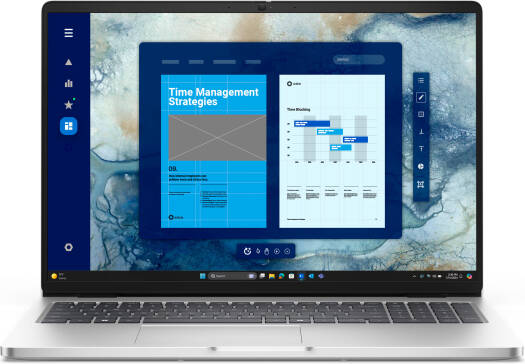Dell Pro 16 PC16250 Laptop, 16" FHD+ IPS Display, Intel Core Ultra 5 235U vPro, 8GB RAM, 512GB SSD, Intel Graphics, English-Arabic Keyboard, No OS, Platinum | DCCUDEL11P16DU5BX003