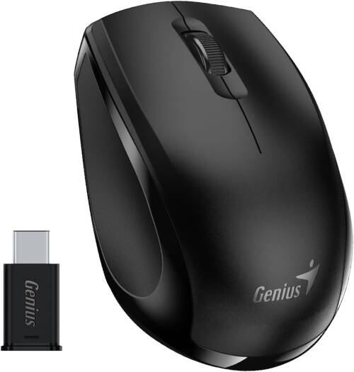 Genius Mouse WIR. NX-8006S TYPE-C SILENT with TYPE C RECEIVER BLACK
