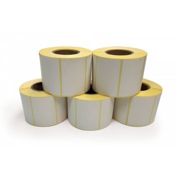 OSCAR Sticker Label 58x39 mm For Barcode Label Printer Scale, Direct Thermal & Thermal Transfer, 800 Labels per Roll, 40 mm Core, 5 Rolls | MLBOTH26164NW05