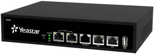 Yeastar NeoGate TE200 PRI VoIP Gateway, High-Performance Telecom & SIP Trunk Solution, Black | TE200