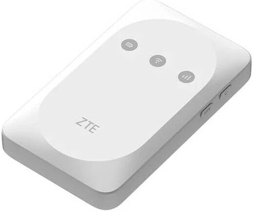 ZTE MF935 4G Pocket Wi-Fi Router, Up to 150Mbps Wi-Fi Peak, Supports Up to 8 Devices, Cutting-Edge Technology, 2000mAh Battery, White | MF9335