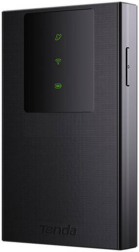 Tenda 4G180v4 4G LTE Mobile Wi-Fi Hotspot Router, LTE Cat-4, Wi-Fi 6, Up to 150 Mbps, Nano SIM, USB-C Rechargeable Battery, 286 Mbps Wi-Fi Speed, Portable Travel Connectivity , Black | 4G180v4