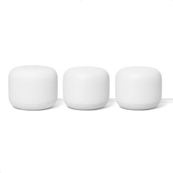 [GA00823-US] Google GA00823-US Nest Wi-Fi Router and 2 Access Points (International Version) - White | GA00823-US