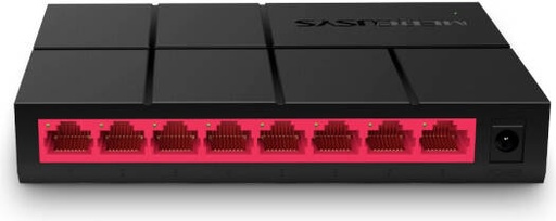 [MS108G] Mercusys MS108G 8-Port Gigabit Desktop Switch, 8x 10/100/1000Mbps RJ45 Ports, 16Gbps Switching Capacity, Auto MDI/MDIX, Green Ethernet, Plug & Play, Fanless Design, Desktop Wall Mount | MS108G