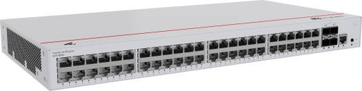 [S310-48P4X] Huawei 48 Port PoE+ Gigabit Switch with 4 10GE SFP+ Uplinks, White | S310-48P4X