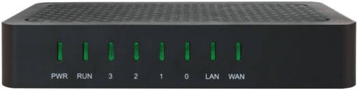 [DAG1000-4S] Dinstar 4 FXS Analog VoIP Gateway, 3-Way Conference, Speed Dial, Fax Over T.38 & Pass-Through, 4 FXS ports, 1 WAN, 1 LAN, Black | DAG1000-4S
