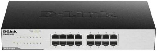 [DGS-F1016] D-Link DGS-F1016, 16-Port Gigabit Unmanaged Switch, Up To 2 Gbps Data Transfer Speeds, Plug And Play, 16 x 10/100/1000 Mbps LAN ports, For Small To Medium Sized Businesses | DGS-F1016