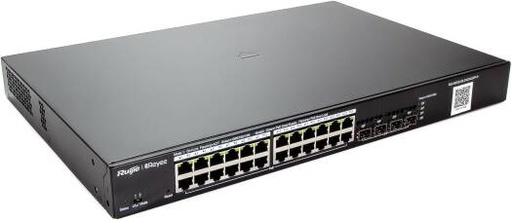 [RG-NBS3100-24GT4SFP-P] Ruijie 24-Port Gigabit L2 Managed POE Switch | RG-NBS3100-24GT4SFP-P