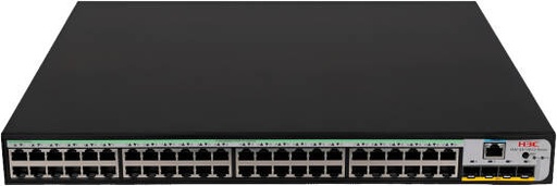 [LS-5120V3-52S-PWR-LI-GL] H3C S5120V3-LI Layer 3 Gigabit Access Switch, 48x10/100/1000TX+ 4xSFP Plus Interface, 176Gbps Switching Capacity, 50.19 MTBF Per Year, 1 Fan, Black | LS-5120V3-52S-PWR-LI-GL