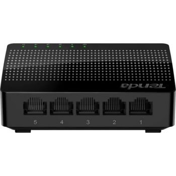 [SG105] Tenda SG105 5-Port Gigabit Desktop Switch, 5*10/100/1000 Base-T Ethernet Ports, 10Gbps Switch Capacity, <1.7W Power Consumption | SG105