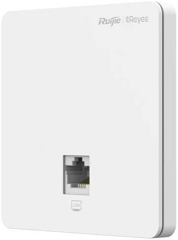 [RG-RAP1261] Ruijie RG-RAP1261 AX3000 Ultra-Thin Wall Plate Wireless Wi-Fi 6 Access Point, 2.4 GHz & 5 GHz, 950Mbps Max Speed, 2x2 MIMO, 8.5mm Ultra Thin, Cooling Patent, 2 GE Network Ports, White | RG-RAP1261