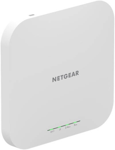 [WAX610-100EUS] NETGEAR AX1800 Dual Band Wi-Fi 6 Indoor Access Point, Up to 1800Mbps Speed & 250 Devices, 2500sq. ft Coverage, PoE+ Powered, 3.8/4.5dBi Antennas, IP55, Insight Remote Mgt, White | WAX610-100EUS