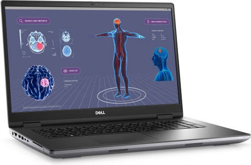 [Prec-7780] Dell Precision 7780 Workstation Laptop, 17.3" FHD 60Hz Display, Intel Core i9-13950HX vPro, 32GB RAM, 1TB SSD, NVIDIA RTX 2000 Ada 8GB GPU, English US K/B, Win 11 Pro, Grey | Prec-7780