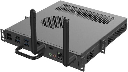 [HB-7099-S1] Uniview Pluggable PC Module, Intel Iris i7-9700 8-Cores Processor, 8GB DDR4 RAM, 256GB M.2 2280 SSD, Intel HD Graphics 630 Graphics, Windows 10, Black | HB-7099-S1