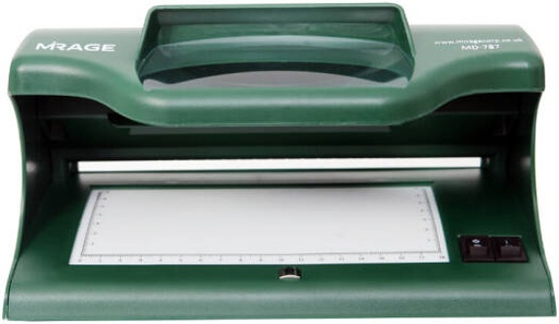 [MD-787] Mirage MD-787 Multi-Functional Note Counterfeit Detector, 3x, Tx, & 10x Magnifier, UV LED 0.5W x 4 Pieces, Green | MD-787