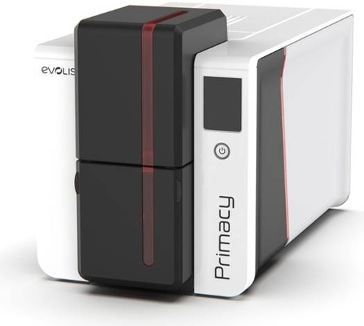 [PM2-0001-M] Evolis Primacy 2 Expert Single-Sided ID Card Printer, Dye Sub/Thermal Transfer & Rewrite300 dpi Color, 1200 dpi Monochrome, Up to 280 Cards Per Hour, USB/ /Ethernet, Black/White | PM2-0001-M
