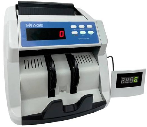 [SY-12UV/MG] Mirage SY-12 UV Automatic Currency Counting And Detecting Machine, 200 Pcs Stacker/Hopper Capacity, 60W Power Consumption, 1000 Notes/ Min Counting Speed, LCD | SY-12UV/MG