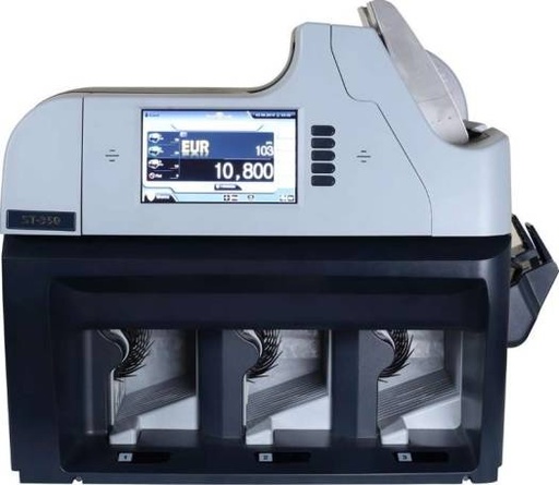 [ST-350] Hitachi ST-350, Money Counting Machine, 10 Currencies Currency, 7" Full color touch screen | ST-350