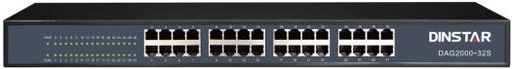 [DAG2000-32S] Dinstar DAG2000-32S 32 FXS Analog VoIP Gateway, Main/Secondary SIP Server Failover, Flexible Routing & Dial Plan And Embedded Operation System, Fax Over T.38 And Pass-Through | DAG2000-32S