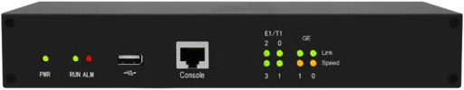 [MTG200-2E1] Dinstar MTG200-2E1 2-Port VoIP Trunk Gateway, Echo Cancellation, Up to 60 Concurrent Calls, 1x E1/T1 ports, 2x 10/100M Base-TX Ethernet Ports (RJ45), 1x RS232 Console Port, Black | MTG200-2E1