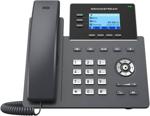 [grandstream-grp2603p-3-line-ip-phone-6-sip-accounts-132x48-backlit-screen-hd-audio-powerable-via-poe] Grandstream GRP2603P 3 Line IP Phone 6 SIP Accounts 132x48 Backlit Screen HD Audio Powerable Via POE