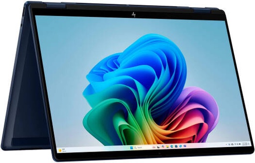 [B5UJ1UA] HP Omnibook X-Flip 14-FM0013DX Laptop, 14" 2K IPS LED Touch Display, Intel Core Ultra 5 226V Processor, 16GB RAM, 512GB SSD, Intel Arc 130V Graphics, ENG Keyboard, Win11, Atmospheric Blue | B5UJ1UA