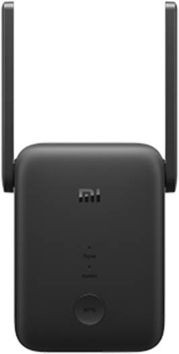 [RA75/RC04] Xiaomi Mi WiFi Range Extender AC1200, Dual-Band 2.4GHz & 5GHz Wireless Signal Booster with 867Mbps High-Speed Performance, Ethernet Port, WPS Setup, Access Point & Repeater Modes, Black | RA75/RC04