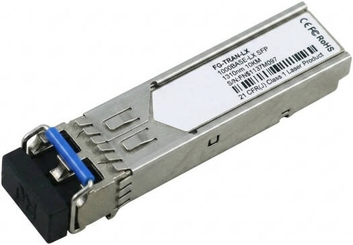 [FN-TRAN-LX] Fortinet FN-TRAN-LX SFP Transceiver Module, 1000Base-LX, 1.25Gbps, Single-Mode, 10KM, 1310nm, Duplex LC, IEEE 802.3z, Digital Monitoring, Hot Plug, -40°C to 85°C | FN-TRAN-LX