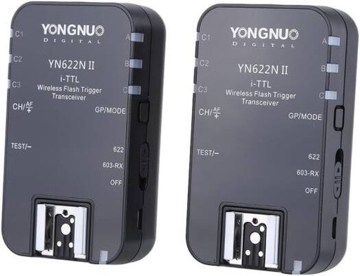 [yongnuo-yn622n-ii-24g-wireless-i-ttl-flash-trigger-receiver-transmitter-transceiver-for-nikon-d70-d80-d90-d200-d300-d600-d700-d800-d3000-d5000-d7000-series] YONGNUO YN622N II 2.4G Wireless i-TTL Flash Trigger Receiver Transmitter Transceiver for Nikon D70 D80 D90 D200 D300 D600 D700 D800 D3000 D5000 D7000 Series