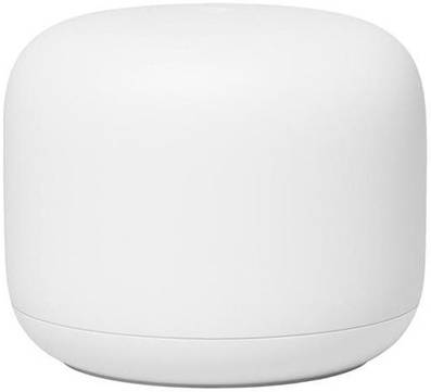 [GA00595] Google Nest WiFi Router, Dual-Band Mesh Network Up to 2200 Sq ft, 5 GHz Frequency, 1200Mbps Transfer Speed, Cat6 Port, Single Pack, Snow | GA00595