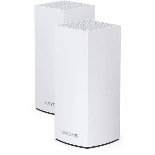 [MX5502-ME] Linksys Atlas Pro 6 Dual-Band Mesh WiFi 6 Router, 600 + 4800 Mbps Speed, 5400 sq ft Range, OFDMA Tech, Easy App Controls, 2 Pack, White | MX5502-ME