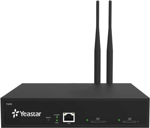 [TG200L] Yeastar TG200L 2-Port 4G LTE VoIP Gateway, Least Cost Routing (LCR), Mobile-to-Mobile Calls, VoLTE for HD Calls, SMS Services, 10/100 Mbps Ethernet interface, Black | TG200L