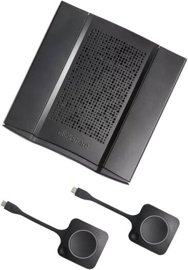 Barco ClickShare CX-50 2nd Gen Wireless Conferencing System, DualScreen Support, Wired Roomdock for 4K, Comaptrible with MS Team & Zoom, HDMI In, USB-A / USB-C, Black | R9861622EUB2