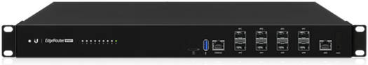 Ubiquiti Networks EdgeRouter Infinity ER-8-XG 8-Port 10G SFP+ Router, 10-Gigabit SFP+, 16GB DDR4 RAM, 18M PPS, 16 Cores, 1.8GHz Core, 80Gbps Throughput, Black. | ER-8-XG