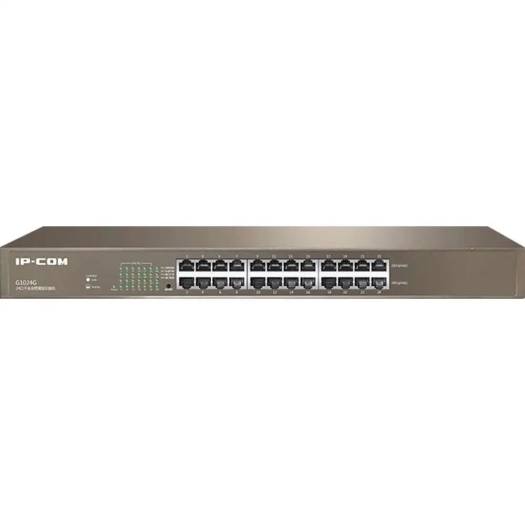 IP COM G1024G 24-Port, 8K MAC 48Gbps Backpanel bandwidth Gigabit Unmanaged Switch | G1024G