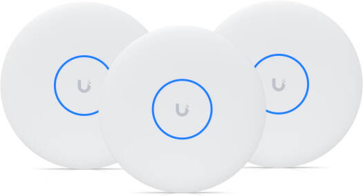 Ubiquiti U7 Pro XGS Access Point, Wi-Fi 7, 6GHz Support, 8 Data Streams, Powered By PoE++, Hotspot 2.0, Zero-Wait DFS, Internal Antenna, 1x 10GbE PoE+ RJ45 Port Interface, 3 Pack, White | U7-Pro-XGS-3