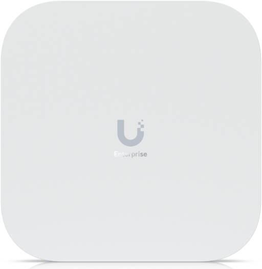 Ubiquiti E7 Access Point, WiFi 7 Standard, 10 Spatial Streams, 1000+ Max Client Count, 2.4 GHz, 5 GHz & 6 GHz MIMO Performance, Up to 11.4 Gbps Supported Data Rates, White | E7-EU