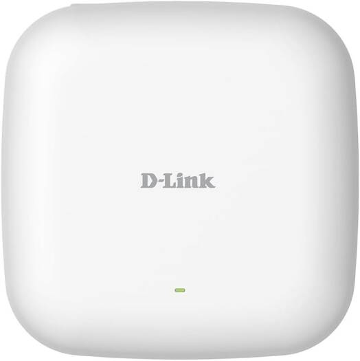 D-Link PoE Access Point WiFi 6 AX1800 Wave 2 Dual Band Wireless Internet Network Compact Design Wall Ceiling Mountable WiFi AC AP (DAP-X2810), White
