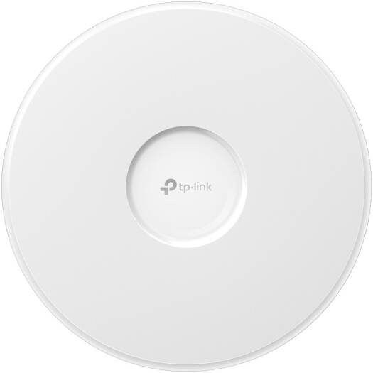 TP-Link AXE11000 Ceiling Mount Quad-Band WiFi 6E Access Point, 160 MHz Bandwidth Channel, PoE++ Support, Smart Antennas, 1x 10Gbps Ethernet Port, White | EAP690E HD