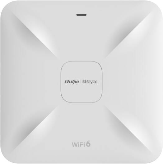 Ruijie Reyee RG-RAP2260(G) AX1800 Wi-Fi 6 Dual-band Gigabit Ceiling Mount AP, Dual Gigabit LAN Uplink Ports, Built-in Antennas, Up to 500 Client Connection, White | RG-RAP2260(G)