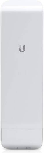 Ubiquiti Networks airMAX NanoStation M2 Single-Band Indoor / Outdoor CPE Bridge, 2.4 GHz Band, 10.4 to 11.2 dBi Antenna Gain, Supports Point-to-MultiPoint Setup, 2x2 MIMO, White | NSM2