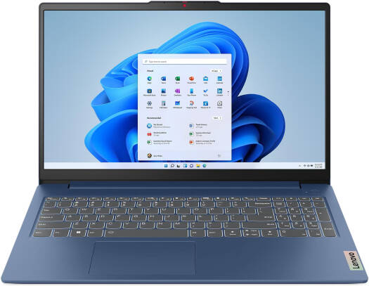 Lenovo IdeaPad Slim 3 15AMN8 Laptop, 15.6" FHD IPS Display, AMD Ryzen 5 40, 8GB RAM, 256GB SSD, AMD Radeon 610M GPU, English Keyboard, Win11 Home, Abyss Blue | 82XQ012GUS