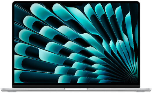Apple MacBook Air Laptop, 15.3" Liquid Retina Display, M5 Chip, 10-Core CPU, 10-Core GPU, 16 Core Neural Engine, 16GB RAM, 1TB SSD, MacOS, English Keyboard, Silver | MDVA4