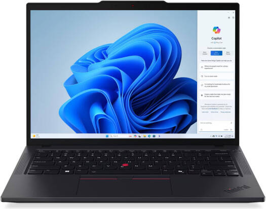 Lenovo ThinkPad T14 Gen 5 Laptop, 14" WUXGA IPS 60Hz Display, Intel Core Ultra 7 155U, 16GB RAM, 512GB SSD, Intel Graphics, English-Arabic Keyboard, Windows 11 Pro, Eclipse Black | 21MMSHTG00