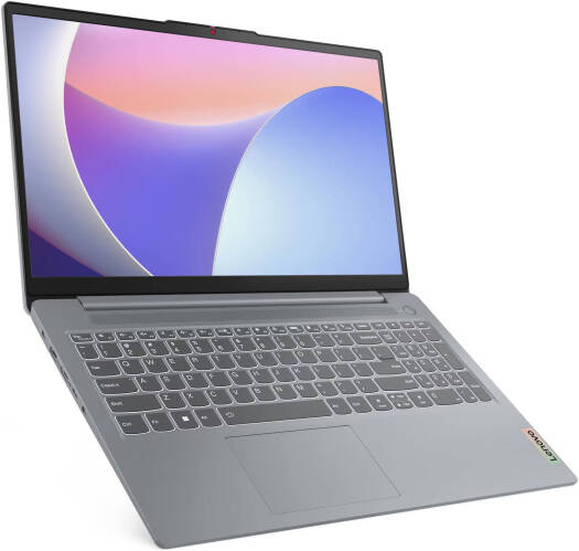 Lenovo IdeaPad Slim 3 15IRU8 Laptop, 15.6" FHD TN Display, Intel Core i3-1315U, 8GB RAM, 256GB SSD, Intel UHD Graphics, Non-Backlit English (UK) Keyboard, No OS, Arctic Grey | 82X700BVPS