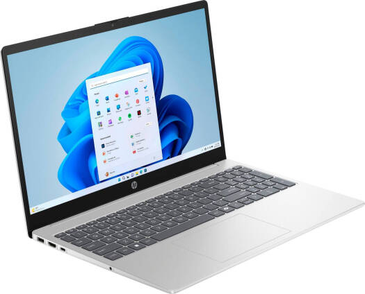 HP 15-fd0127dx Laptop PC, 15.6" FHD IPS Touch Display, Intel Core 7 150U Processor, 16GB RAM, 512GB SSD, Intel Graphics, English Keyboard, Windows 11 Home, Silver | B4HN8UA