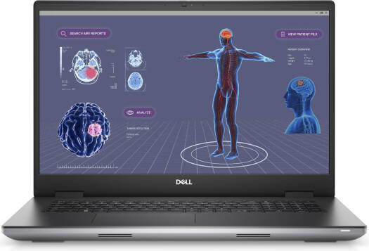 Dell Precision 7780 Mobile Workstation Laptop, 17.3" FHD WVA 60Hz Display, Intel Core i9-13950HX vPro, 128GB RAM, 512GB SSD, RTX 4000 Ada 12GB GPU, English K/B, Windows 11 Pro, Grey | PRE7780