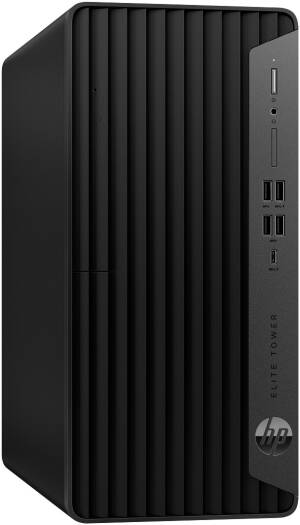 HP Elite Tower 800 G9 Desktop Computer, Intel Core i7-14700 Processor, 16B DDR5 RAM, 1TB SSD Storage, Intel UHD Graphics, HP 125 Wired English Keyboard & Mouse, No OS, Black | A55PQET