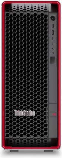 Lenovo ThinkStation P8 Desktop Computer, AMD Ryzen Threadripper PRO 7945WX, 32GB RAM, 1TB SSD, No Graphics Card, English-Arabic Keyboard, & Mouse, Windows 11 Pro, Black | 30HH0020AX